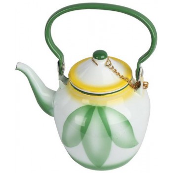 أباريق الشاي من خليط معدني ، اخضر - مقاس 1 لتر 